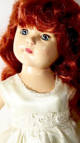 Vintage Composition Effanbee Anne Shirley Doll 22 " - Gorgeous