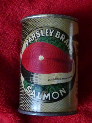 Antique Advertising Parsley Brand Salmon Money Box