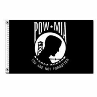 Ruffin - 3x5 Pow - Mia Double Sided Flag Nylon.  Pow Military Banner