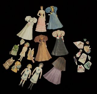 Antique Victorian Paper Dolls (1800s)