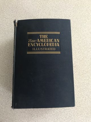 Antique The American Encyclopedia Illustrated 1938 Numbered First Edition