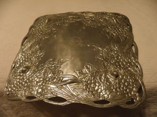 Aluminum serving tray by Arthur Court 4