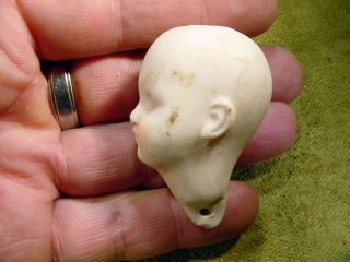 vintage excavated faded painted swivel bisque head age 1890 size 2 inch 11413 3