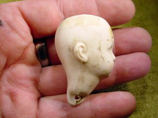 vintage excavated faded painted swivel bisque head age 1890 size 2 inch 11413 5