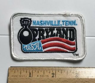 Opryland Usa Amusement Park Nashville Tennessee Souvenir Embroidered Patch Badge