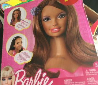 Vintage Barbie Brunette Styling Head