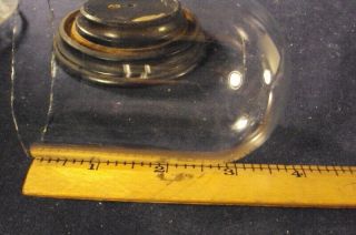 Glass dome wood stand 3.  5 