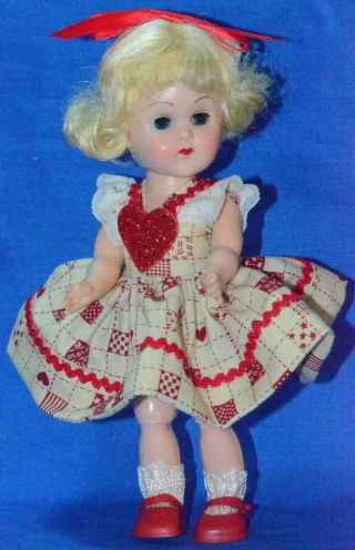 Vintage 8 " Vogue Ginny Doll " Be My Valentine " Bkw Ml