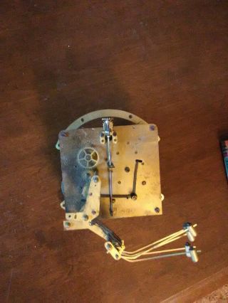 Antique Mantle Clock Mechanism With Chime