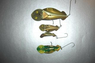 Set of 10 salesman ' s samples Buck Perry Spoonplugs in various colors 5