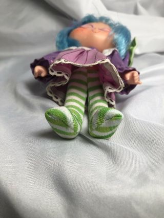 Vintage Strawberry Shortcake Plum Puddin ' Pudding Doll Figure with Attached Hat 7