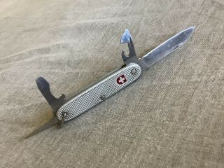 Wenger Alox Soldier Swiss Army Knife Silver 03 Well But 100 Functional.