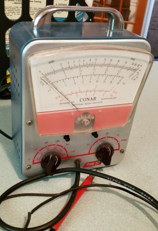 Vintage Conar Vtvm Meter 211 Nri Vacuum Tube Volt Meter Ohm Radio Repair