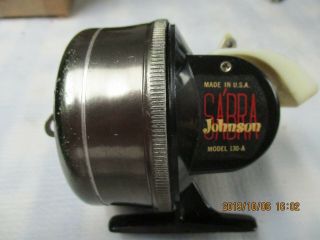 Johnson Sabra Model 130 - A Spin Casting Fishing Reel,  Made In Usa