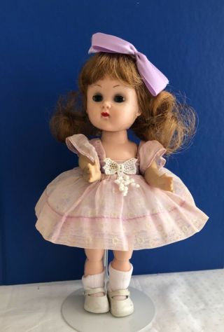 Vintage Vogue Bkw Ginny Doll In Her Medford Tagged Dress