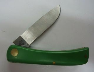 CASE XX John Deere Green Sod Buster Jr Hunting Pocket Knife 4137 2