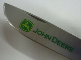 CASE XX John Deere Green Sod Buster Jr Hunting Pocket Knife 4137 5