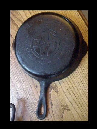 Vintage Griswold No 5 Cast Iron Skillet 724 Erie Pa Usa Antique