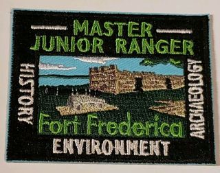 Fort Frederica National Park Master Junior Ranger Patch.