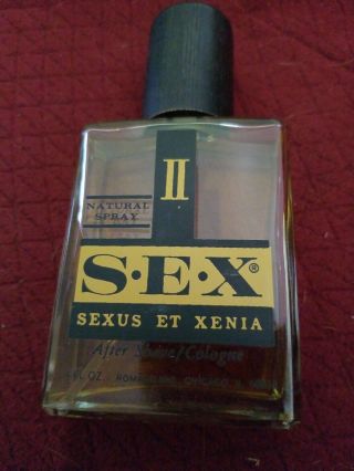Romane/rega S.  E.  X Ii Sex 2 Sexus Et Xenia After Shave Cologne 4oz 118ml 99 Full