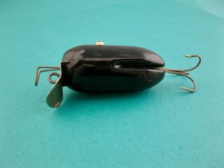 UNUSUAL VINTAGE GLENWILLOW ' S SAFETY - LURE - ALL BLACK 4