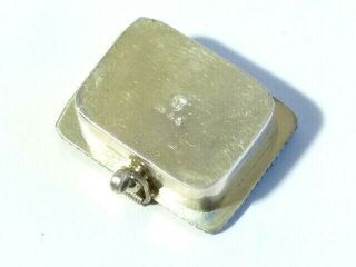 1975 Vintage Imported Sterling Silver 925 Miniature Pill Box MoP Abalone Lid 5