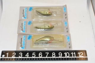 Old Wooden Crank Bait Lure Minnow Bagley Sisson Group 28