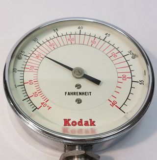 Vintage Antique Kodak Temperature Gauge - For Processing Equipment Or Steampunk?