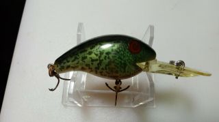 Rebel Bait Co,  Deep Wee R,  Naturalized Crappie Pattern,  Cir.  1990 
