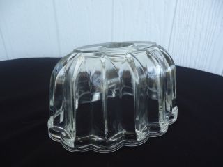 Vintage Antique Depression Glass Jelly Mould