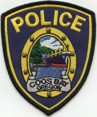 Coos Bay Oregon Or Police Patch