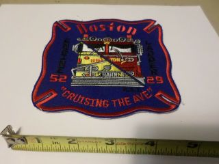 Boston Engine 52 Ladder 29 Cruising The Ave Fire Department Patch Shoulder