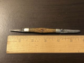 Vintage Antique Mini Bone Coke Bottle 2 Blade Pocket Knife 2