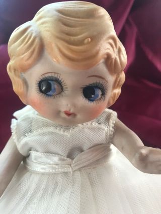 Antique - 7” All Bisque Googly Doll