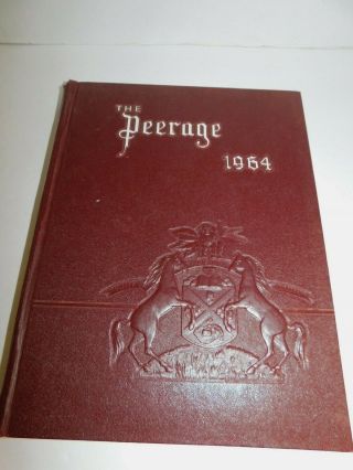 1964 Princess Anne High School Yearbook Lynnhaven Virginia Beach,  Va The Peerage