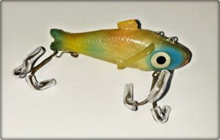 Early Doug English 900 Small Plugging Shorty Minnow Lure Blue Pearl Tx 1940s