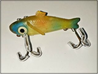 Early Doug English 900 Small Plugging Shorty Minnow Lure Blue Pearl TX 1940s 2