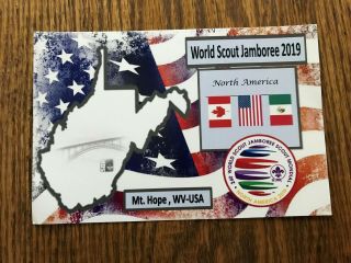 Boy Scout 24th World Scout Jamboree Postcard With Wsj Postmark