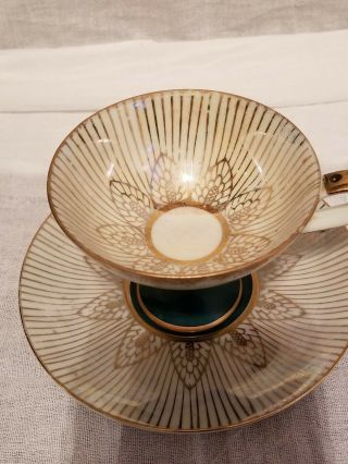 Royal Halsey Tea Cup & Saucer Very Fine L&M Vintage 3