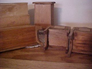 Vintage/Antique Wood Sofa,  2 Chairs,  Cupboard & Cabinet / Made in Germany 6