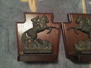 Pennsylvania State Police PSP Book Ends With Keystone Wood Backs EARLY 2