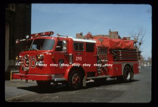 York City Engine 290 1982 American La France Pumper Fire Apparatus Slide