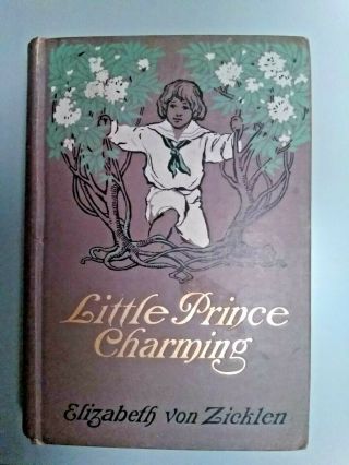 Antique - Little Prince Charming By Elizabeth Von Zicklen 1st Ed.  Illustrated