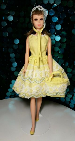 Vintage Mattel Francie Fashion 1254 Fresh As A Daisy Outfit For Barbie Family