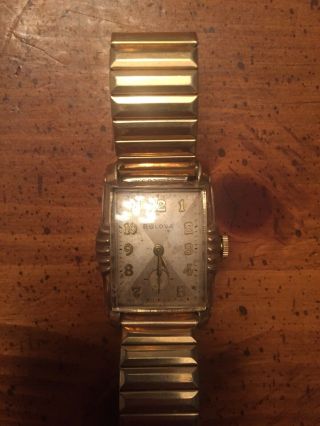 Bulova Mens Vintage Wrist Watch 21 Jewel.