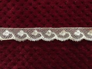 Antique Bobbin Lace Edging 2 Yards By 1 "