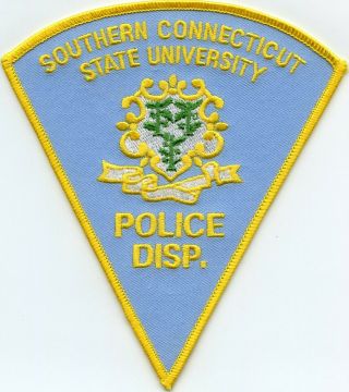 Southern Connecticut Ct State University Light Blue Dispatcher Police Patch