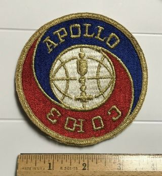 Nasa Apollo Soyuz Us Russia Joint Space Mission 4 " Round Embroidered Patch