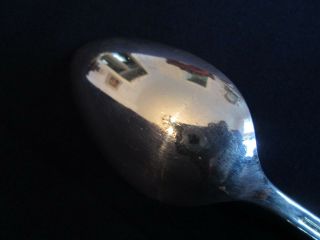 SOUP or PLACE SPOON Vintage ONEIDA COMMUNITY silverplate: PATRICIAN pattern EXC 4