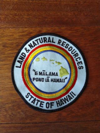 Hawaii,  Department Of Land And Natural Resources (dlnr),  Police,  Patch